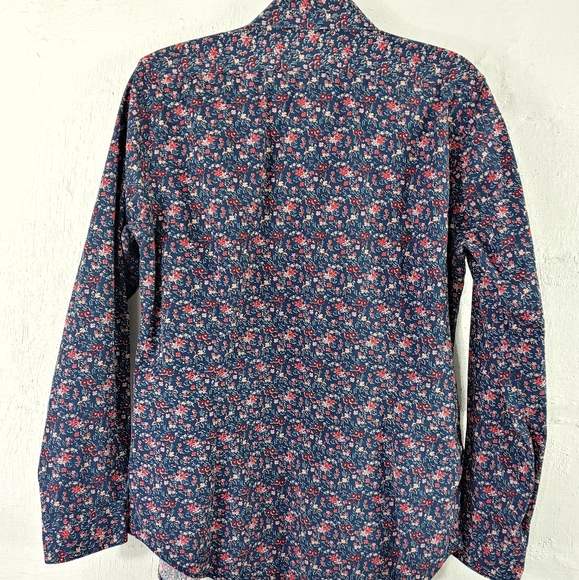 EXPRESS MENS FLORAL BUTTON SHIRT - Picture 8 of 10